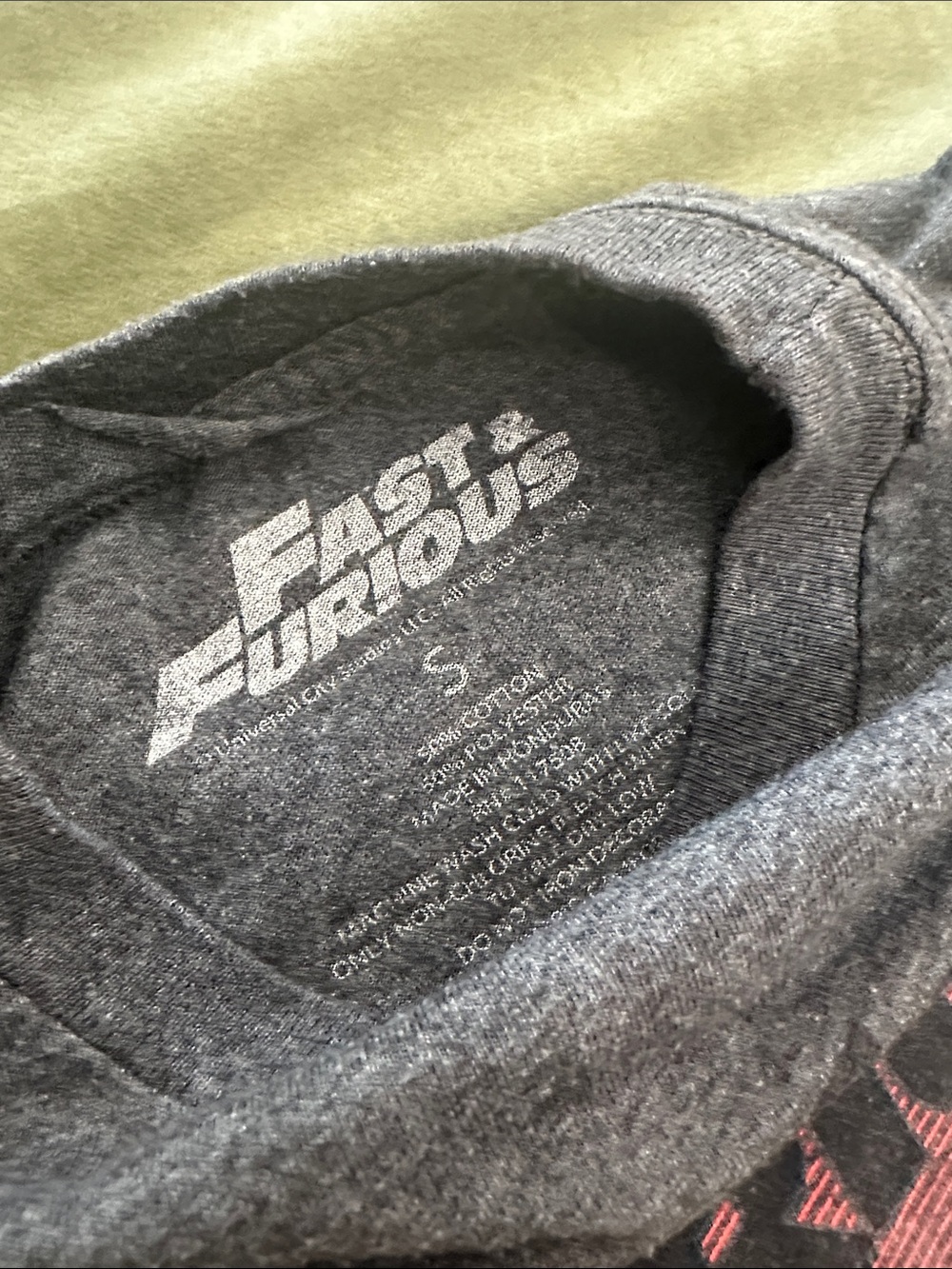 Fast & Furious Tees - Cream and Dark Gray - Picture 3 of 3